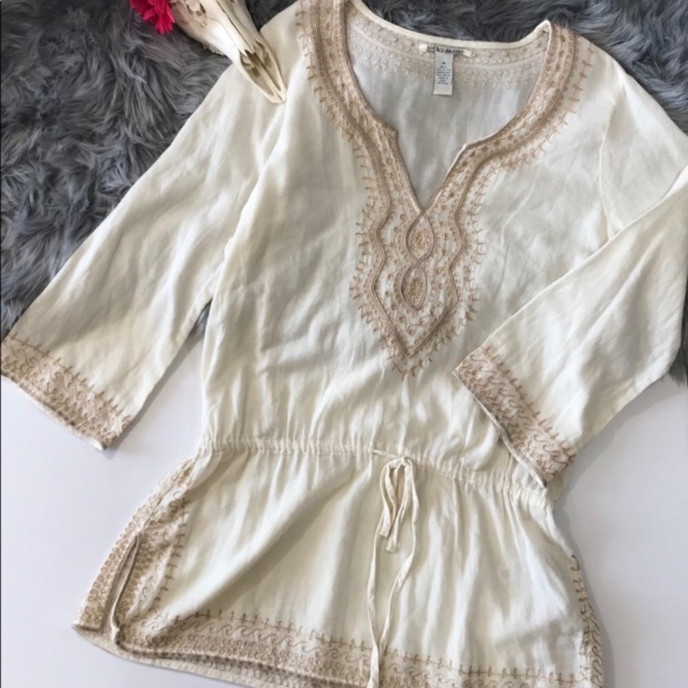 Lucky Brand Peasant Top
